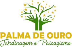 Logotipo Palma de Ouro Jardinagem e Paisagismo